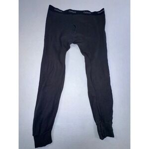 Carhartt Mens Tall XL Black Waffle Knit Thermal Long Underwear Pants K57BLK USA
